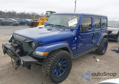 2019 Jeep Wrangler Unlimited Sahara 4X4 z USA, uszkodzony, nr VIN 1C4HJXEN4KW512289